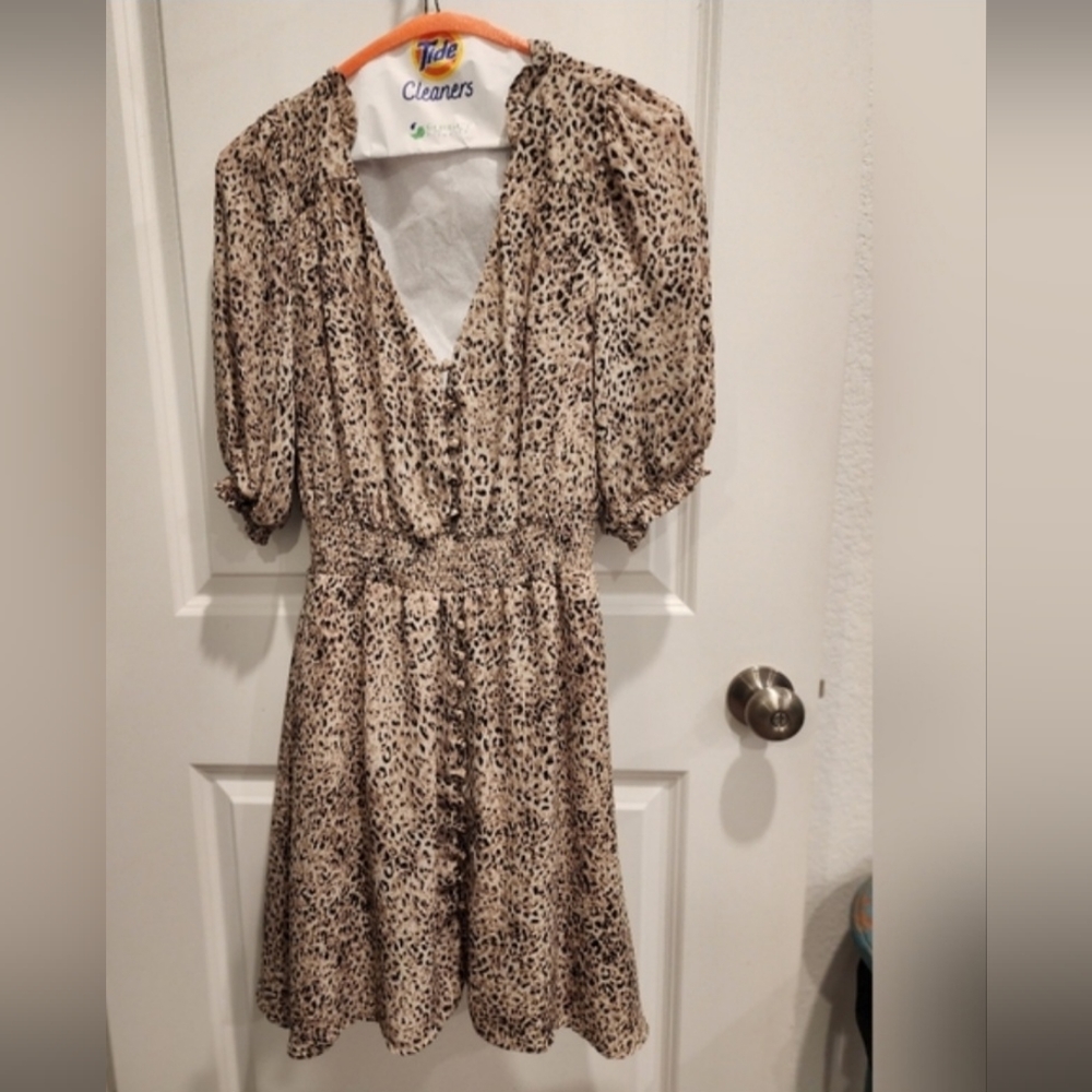 Cheeta print dress BB Dakota
